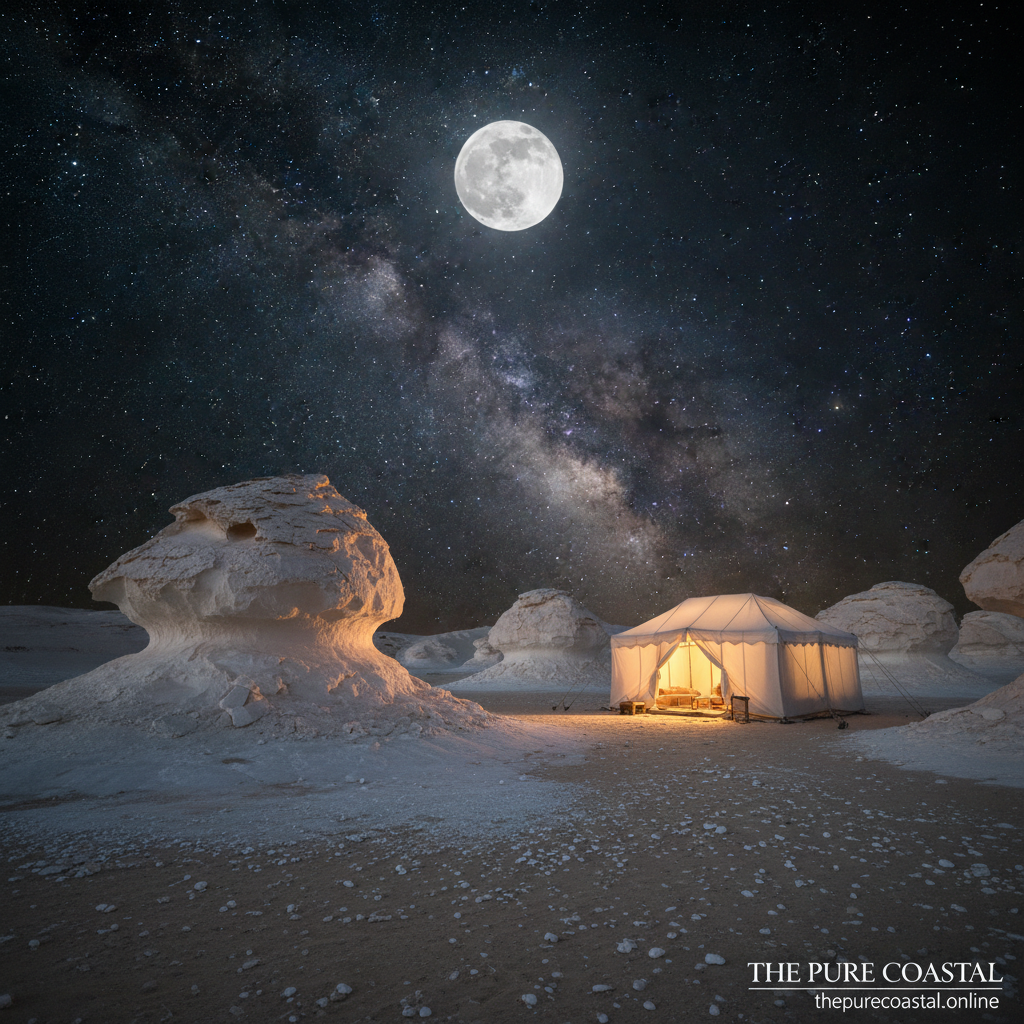 White Desert Egypt 2026 – Private Jeep Safari & Luxury Camping | The Pure Coastal